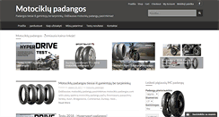 Desktop Screenshot of motociklu-padangos.com