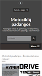 Mobile Screenshot of motociklu-padangos.com